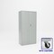 Pucel Heavy Duty Storage Cabinet with Casters, 36 in W x 78 in H x 19 in D, 4 Adjustable Shelves, Gray HDSC-3672-19-4C - alternate 1