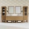 James Martin Vanities Breckenridge 84" Double Vanity, Light Natural Oak w/ 3 CM White Zeus Top 330-V84-LNO-3WZ - alternate 5