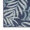 Homeroots 6' X 9' Navy Blue And Ivory Palm Leaf Indoor Outdoor Area Rug 550200 - alternate 2