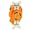 Leviton Locking Receptacle, L5-30R, 30 A, 125V AC, Single Phase, 2 Pole, Flush Mount, Screw Terminals 2610-IG - alternate 1