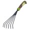 Ames Hand Rake, Steel Tine, Ergonomic Gel Grip 1985350 - alternate 1