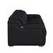 Homeroots 103" Black Italian Leather Reclining USB Sofa 632883 - alternate 4