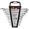 Performance Tool 11 pc. SAE Wrench Set, Carbon Steel, Raised Panel, Storage Rack W1043 - alternate 3