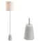Jonathan Y Lincoln 62.5" Marble/Metal LED Floor Lamp, White/Chrome JYL2061A - alternate 7