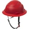 Ironwear Type 2 Class C Vented Full Brim Safety Helmet w/ Chin Strap, Red 3969-R - alternate 5