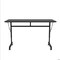 Correll Rectangle Econoline TFL Flip Top Table, 48 in W, 23 in to 31 in H, Particleboard Top, Black Granite FTM2448TF-07 - alternate 4