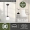Vaxcel Huntley Bronze Farmhouse Schoolhouse Mini Pendant Ceiling Light White Glass P0241 - alternate 5