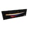 Homeroots 12" Blue and Red Solid Wood Hand Painted Rainbow Half-Hull Model Boat 401898 - alternate 3