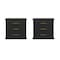 Manhattan Comfort Clifford Nightstand in Black (3-Drawer) NS1564-2 - alternate 2