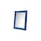Homeroots 74" Blue Square Wood Framed Mounted Accent Mirror 488089 - alternate 2