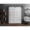 Sartodoors Barn Bypass Interior Door, 64" x 80", White QUADRO4088BBB-WS-64 - alternate 4