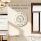 Clockswise 16in Classic Hanging Wall Clock with Ornate Leaf Scroll Frame in Vintage Distressed Finish, White QI004931 - alternate 5