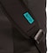 Notch Equipment 450 35L Rope Bag 600 Denier Fabric, Backpack Straps, Cinch-Top Closure, Black & Teal 99383BT - alternate 5