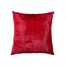 Homeroots 18" Wine Cowhide Throw Pillow 544572 - alternate 2