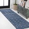 Jonathan Y Peralta Moroccan Diamond Navy 2 ft. x 8 ft. Indoor/Outdoor Runner Rug IBZ103B-28 - alternate 1