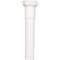 Keeney Mfg 1-1/2'' x 6'' White Plastic Extension Tube 40-6WK - alternate 1