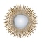 Homeroots 27" Gold Sunburst Iron Framed Accent Mirror 485007 - alternate 1