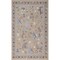 Jonathan Y Catmosphere Festive Feline Floral Border Non-Slip Machine-Washable Tan 4 ft. x 6 ft. Area Rug ANM100A-4 - alternate 1