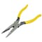 Klein Tools 8 7/16 in D203 Needle Nose Plier, Side Cutter Plastic Dipped Handle D203-8NCR - alternate 3