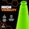 Xpose Safety Traffic Safety Cone, 28 in, Premium PVC, No Collar, Lime Green, Bulk Half Pallet (150), PK150 LTC28-HP150-X - alternate 4