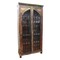 Homeroots 42in Brown Solid Wood Frame China Cabinet With Four Shelves 489032 - alternate 1