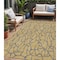 Homeroots 5' X 8' Gold And Gray Geometric Washable Indoor Outdoor Area Rug 599191 - alternate 1