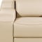 Homeroots 41" Beige Italian Leather Wall Hugger Recliner With USB 634543 - alternate 4