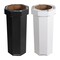 Happimess Fleur 25-Gallon Disposable Corrugated Cardboard Trash Can, Recycling Bin, Black/White, 2PK HPM1302A-2SET - alternate 3