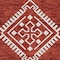 Homeroots 9' X 12' Red And Ivory Southwestern Washable Indoor Outdoor Area Rug 593718 - alternate 2