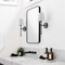 Jonathan Y Olivia 6.5" 1-Light Contemporary Traditional Candlestick Metal/Crystal LED Vanity, Black JYL9920B - alternate 6
