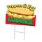 Signmission Peppers & Egg Sandwich Die Cut Yard & Stake plastic window, 1824-Peppers & Egg Sandwich C-DC-1824-DS-Peppers And Egg Sandwich19 - alternate 1