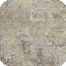 Homeroots 8' Beige And Brown Round Abstract Washable Indoor Outdoor Area Rug 605532 - alternate 5