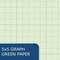 Roaring Spring Case of Wirebound Notebooks, 11"x8.5", 80 sheets of Green-tint Paper, 5x5 graph, brown kraft cover, PK24 11209cs - alternate 3