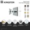 Kingston Brass Single-Handle Three-Way Diverter Valve with Square Trim Kit, Antique Brass KS3043NX - alternate 2