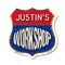 Signmission Justin's Workshop, 6 Inch X 6 Inch, Plastic Sign SHI-P-6-489-JUSTIN - alternate 1