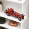 Homeroots 6" Red and Silver Metal Hand Painted 1920's Fire Truck Model Car 489412 - alternate 3