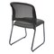 Office Star Products ProGrid Titanium & Black Visitors Chair, Sled Base, Icon Grey 86725R-226 - alternate 2