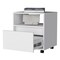 Homeroots 21" White Wood One Drawer Nightstand with Integrated Tech 518167 - alternate 5