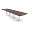 Skutchi Designs 16 Person Conference Table With Power Unit | 16' Arc Rectangle Table | Harmony Series HAR-AREC-48X192-T-H3041-NA - alternate 1