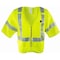 Ironwear Hi-Vis FR Safety Vest w/Sleeves M Class 3 , Zipper 3 Pockets 1258FR-LZ-RD-MD - alternate 1