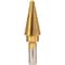 Neiko Titanium Step Drill Bit, High-Speed Alloy-Steel Bit, 9 Step Sizes from 1/4 Inch to 3/4 Inch 10184A - alternate 1