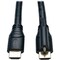 Tripp Lite HDMI Cable, Ethernet, Lock, 24AWG, M/M, 15ft P569-015-LOCK - alternate 1