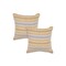 Homeroots Set of Two 18" X 18" Orange Beach Chevron Cotton Zippered Pillow, 2PK 535268 - alternate 3
