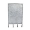 Homeroots Gray Metal Organizer With 3 Storage Pockets And 4 Bottom Hooks 379872 - alternate 5