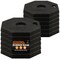 Xpose Safety 13 lb Octagon Rubber Base for Delineator Post, 12PK BASE-O-13-12-X - alternate 1