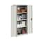 Hirsh Storage Cabinet, 66 in H, 30 in W, 15 in D, Light Gray, 4 Shelves 26148 - alternate 5