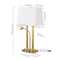 Jonathan Y Blaire 23.75" 2-Light Modern Farmhouse Metal LED Table Lamp w/USB Charging port, Adjustable Reading L JYL1144B - alternate 6
