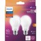 Signify Ultra Definition Warm Glow 60W Equivalent Soft White A19 Medium LED Light Bulb, 2PK 573436 - alternate 3