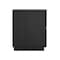 Manhattan Comfort Chrystie 26in Nightstand in Black (2-Drawer) - Set of 2 2-NS016-BK - alternate 6