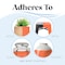 Rust-Oleum Low Odor Spray Paint, Water-Based, Alkyd, Orange Soda, Gloss 388268 - alternate 2